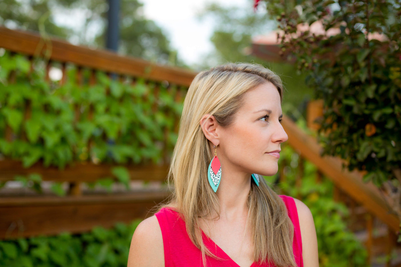 Upcycled BBD Designer Earrings – Bella Bee Designs NC