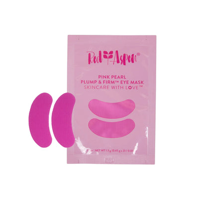 RED ASPEN NAIL DASHES-  Pink Pearl Plump & Firm Eye Mask