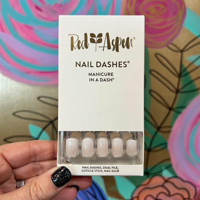 RED ASPEN NAIL DASHES- Drifting Dreams, Danette (Short Square)