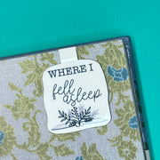 MAGNETIC BOOKMARK |  Original Artwork by Brandy Bell - "WHERE I FELL ALSEEP"