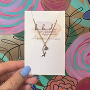 SILVER Birth Flower Charm - Stainless Steel CHARM ONLY!***