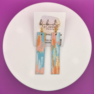 FINN - Leather Earrings  ||  SHERBERT SPLASH