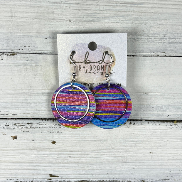 HALO- SUEDE + STEEL *Limited Edition* COLLECTION || <BR>  MULTICOLOR STRIPE  (*Choose Halo finish)