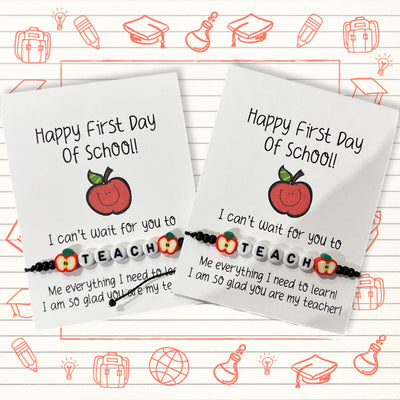 BACK TO SCHOOL "TEACH" Bracelet - Adjustable bracelet