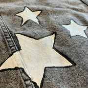 UPCYCLED Hand-Painted Denim Jacket by  Brandy Bell - MEDIUM