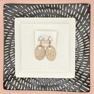 SUEDE + STEEL *Limited Edition* COLLECTION || <BR>  SILVER BRASS DESIGN, <BR> SHIMMER VINTAGE PINK