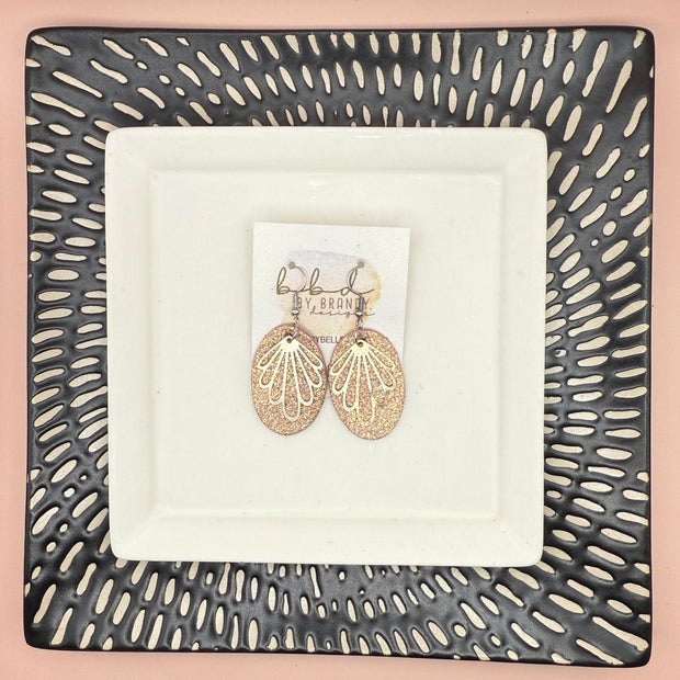 SUEDE + STEEL *Limited Edition* COLLECTION || <BR>  SILVER BRASS DESIGN, <BR> SHIMMER VINTAGE PINK