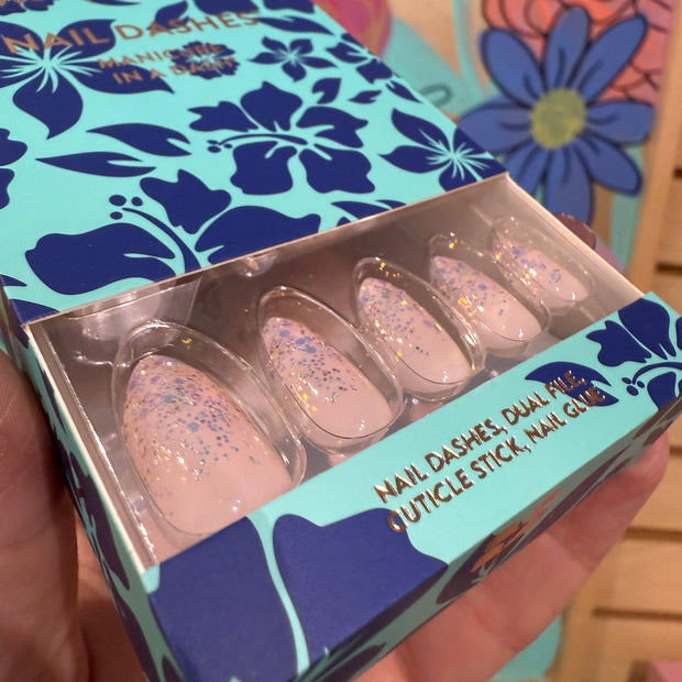 RED ASPEN NAIL DASHES- Rainee Loves The Ritz (Medium Almond)
