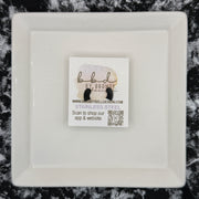 GHOST STUDS- Stainless Steel ||  BLACK