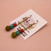 Handmade Dangle Beaded Earrings || by Brandy Bell - ONE OF A KIND (3)