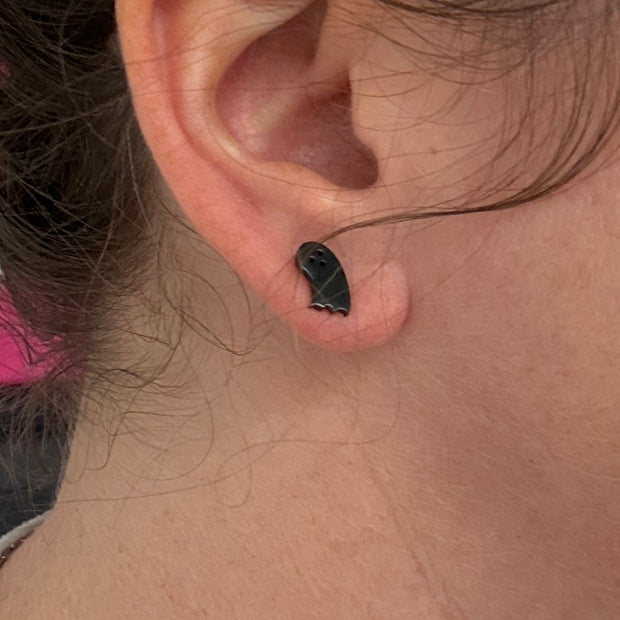 GHOST STUDS- Stainless Steel ||  SILVER
