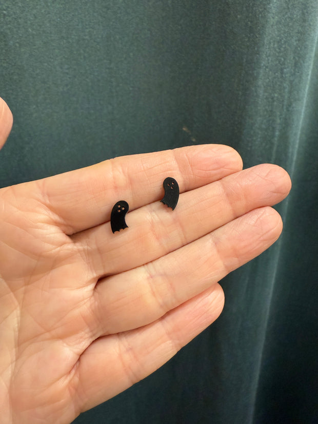 GHOST STUDS- Stainless Steel ||  SILVER