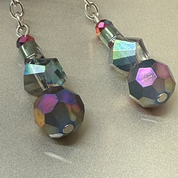 Handmade Dangle Beaded Earrings || by Brandy Bell - ONE OF A KIND (1)
