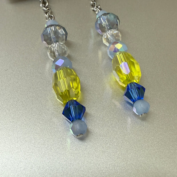 Handmade Dangle Beaded Earrings || by Brandy Bell - ONE OF A KIND (2)