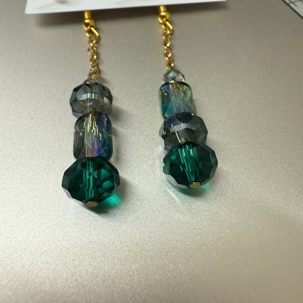 Handmade Dangle Beaded Earrings || by Brandy Bell - ONE OF A KIND (4) (mix matched beads)