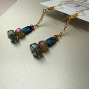 Handmade Dangle Beaded Earrings || by Brandy Bell - ONE OF A KIND (7)