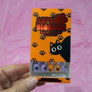 RED ASPEN NAIL DASHES- Black Cat Crossing, Ce (Petite Square)