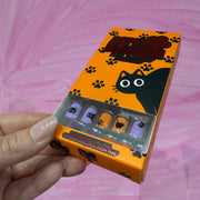 RED ASPEN NAIL DASHES- Black Cat Crossing, Ce (Petite Square)