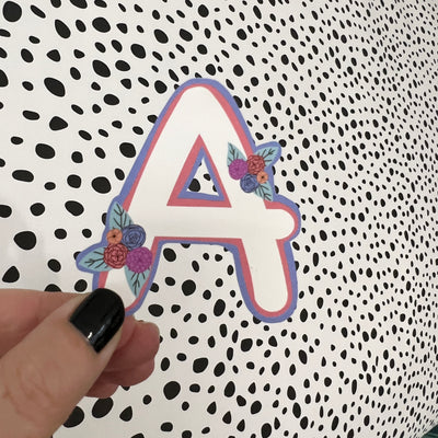 Waterproof Sticker |  Original Artwork by Brandy Bell - Letter "A"
