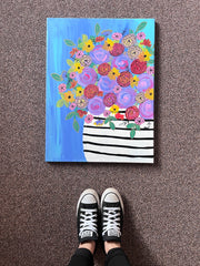 18" X 24" ORIGINAL ACRYLIC PAINTING ON CANVAS BY BRANDY BELL