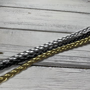 LAYERED WRAP BRACELET - Handmade by Brandy Bell Design <br> Gold Braid, Silver Braid, Black Braid