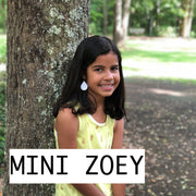 ZOEY (3 sizes available!) -  GLITTER ON CANVAS Earrings  (not leather)  ||  RED GLITTER