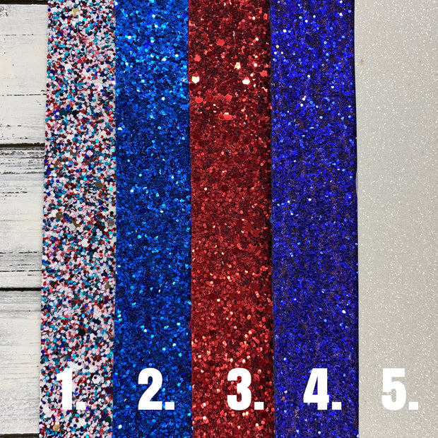 Poppy- 3 PACK (Choose your colors) - Glitter Stud Earrings