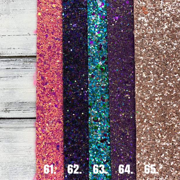 Poppy- 3 PACK (Choose your colors) - Glitter Stud Earrings