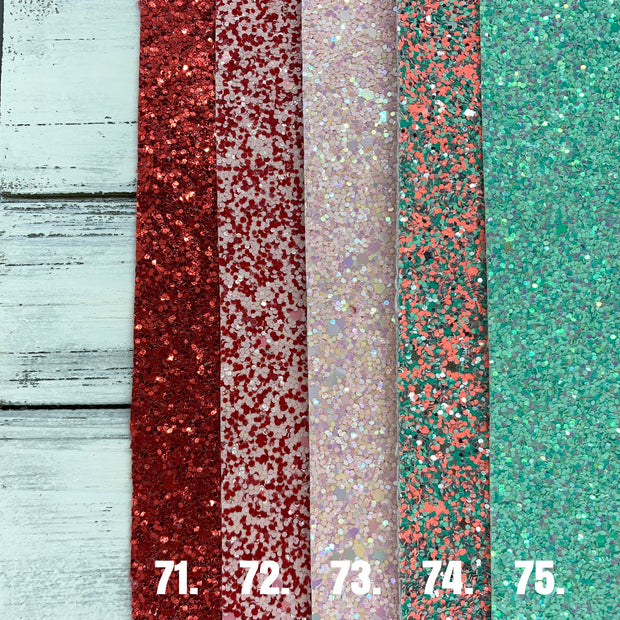 Poppy- 3 PACK (Choose your colors) - Glitter Stud Earrings