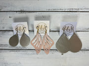 BUTTERFLY WINGS -  Earrings  ||   <BR> WATERPROOF, SEMI-TRANSPARENT JELLY MATERIAL <BR> LIGHT PEACH