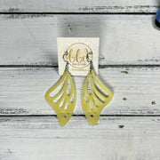 BUTTERFLY WINGS -  Earrings  ||   <BR> WATERPROOF, SEMI-TRANSPARENT JELLY MATERIAL <BR> YELLOW