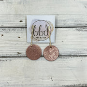 SUEDE + STEEL *Limited Edition* COLLECTION ||  <br> GOLD POST DROP || <br>  SHIMMER VINTAGE PINK