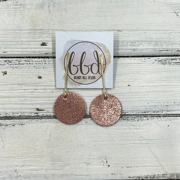 SUEDE + STEEL *Limited Edition* COLLECTION ||  <br> GOLD POST DROP || <br>  SHIMMER VINTAGE PINK
