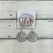 SUEDE + STEEL *Limited Edition* COLLECTION ||  <br> GOLD POST DROP || <br>  SILVER SANDS ON TAUPE