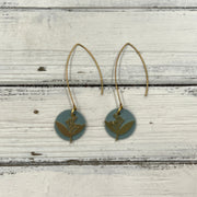SUEDE + STEEL *Limited Edition* COLLECTION ||  <br> GOLD DROP & METAL FLORAL || <br> MATTE WHITE