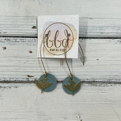 SUEDE + STEEL *Limited Edition* COLLECTION ||  <br> GOLD DROP & METAL FLORAL || <br>  DUSTY AQUA RIVIERA