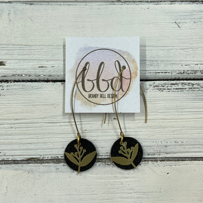 SUEDE + STEEL *Limited Edition* COLLECTION ||  <br> GOLD DROP & METAL FLORAL || <br> SHIMMER BLACK