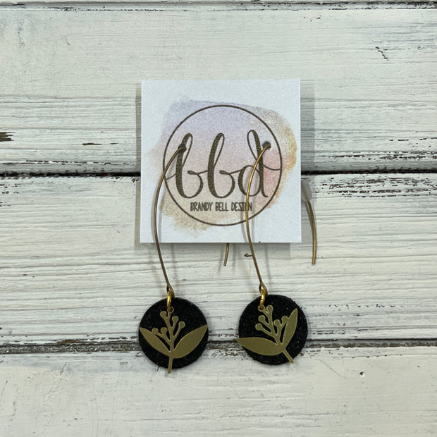 SUEDE + STEEL *Limited Edition* COLLECTION ||  <br> GOLD DROP & METAL FLORAL || <br> SHIMMER BLACK
