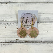 SUEDE + STEEL *Limited Edition* COLLECTION ||  <br> METAL SUN, MOON & STARS || <br> MATTE BLUSH PINK