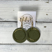 HALO- SUEDE + STEEL *Limited Edition* COLLECTION || <BR> OLIVE SAFFIANO (*Choose Halo finish)