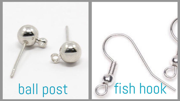 DIANE -  Leather Earrings  ||   <BR> PEARL WHITE, <BR> CHAMPAGNE SHIMMER SPOTS, <BR> IVORY BRAID