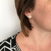 Poppy- 3 PACK (Choose your colors) - Glitter Stud Earrings SHOWN: CC: CHUNKY GREEN, AA: CHRISTMAS, BB: CHUNKY RED