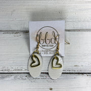 TINY HEART COLLECTION ||  <br> METAL TINY HEART, PEARLIZED WHITE