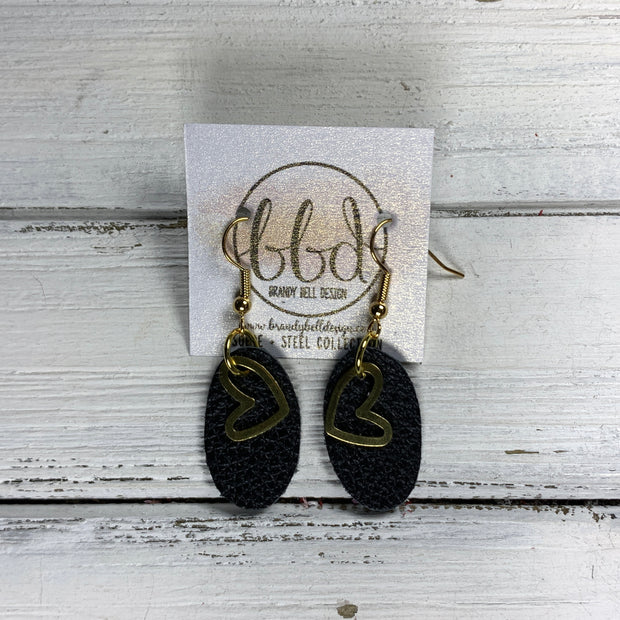 TINY HEART COLLECTION ||  <br> METAL TINY HEART, MATTE BLACK