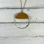 JULIA - Leather Earrings OR Necklace  ||   MUSTARD PALMS (* 3 options available)