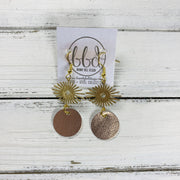 SUEDE + STEEL *Limited Edition* COLLECTION || <BR> GOLD SUNBURST, <BR> METALLIC ROSE GOLD SMOOTH