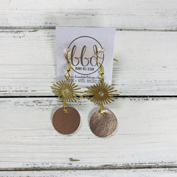 SUEDE + STEEL *Limited Edition* COLLECTION || <BR> GOLD SUNBURST, <BR> METALLIC ROSE GOLD SMOOTH