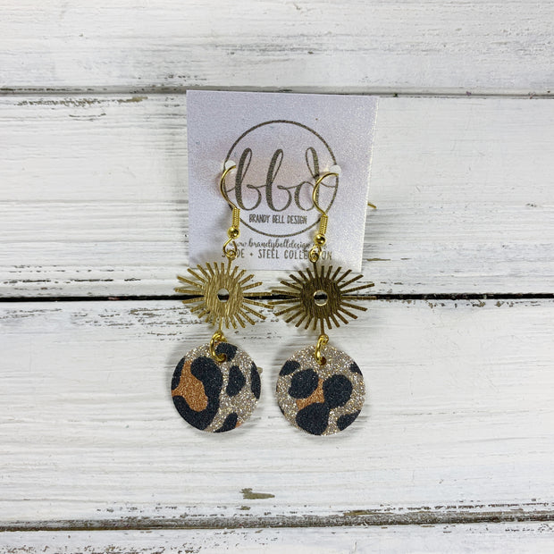 SUEDE + STEEL *Limited Edition* COLLECTION || <BR> GOLD SUNBURST, <BR> GOLD GLITTER LEOPARD CORK
