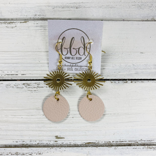SUEDE + STEEL *Limited Edition* COLLECTION || <BR> GOLD SUNBURST, <BR> MATTE BLUSH PINK