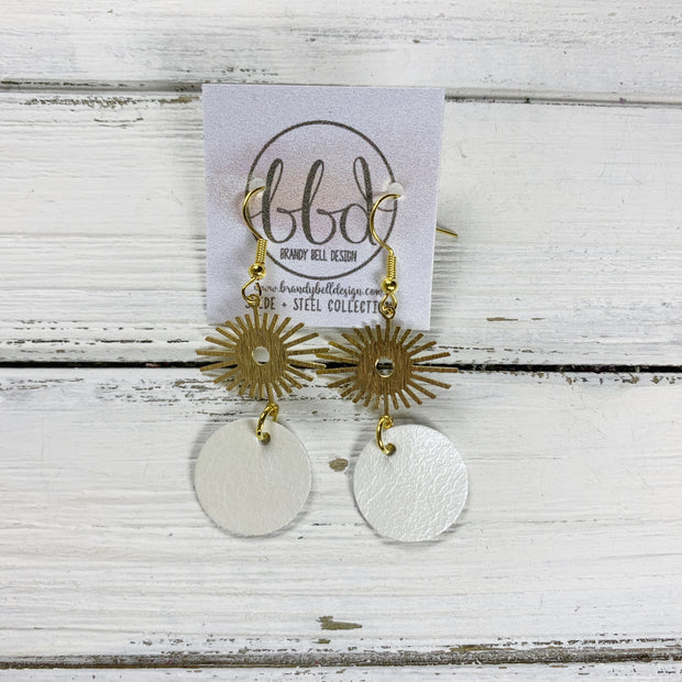 SUEDE + STEEL *Limited Edition* COLLECTION || <BR> GOLD SUNBURST, <BR> PEARL WHITE